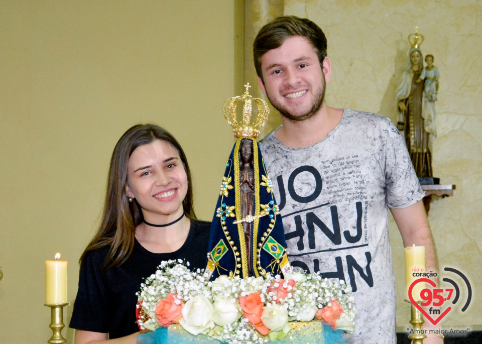 Paróquia Bom Jesus recebe imagem peregrina de Nossa Senhora Aparecida