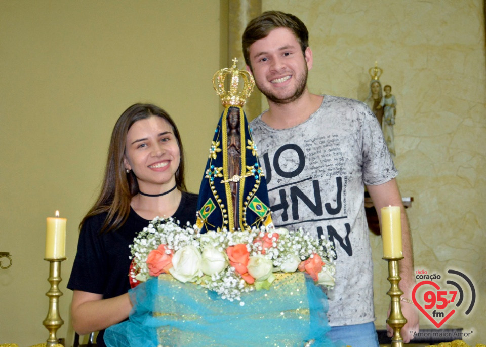 Paróquia Bom Jesus recebe imagem peregrina de Nossa Senhora Aparecida
