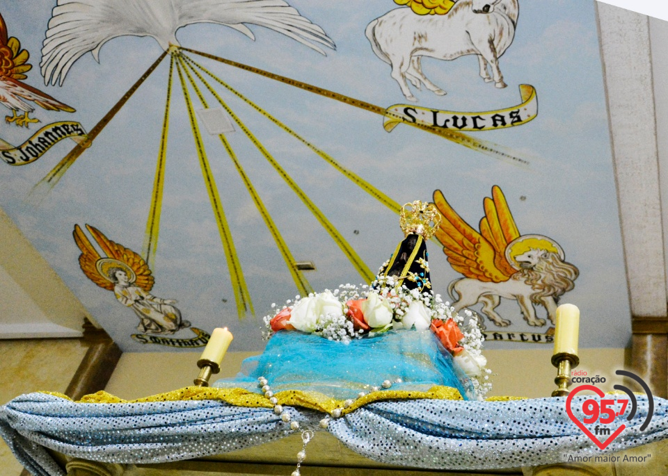 Paróquia Bom Jesus recebe imagem peregrina de Nossa Senhora Aparecida