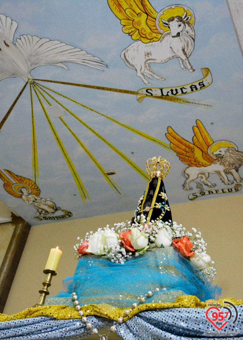 Paróquia Bom Jesus recebe imagem peregrina de Nossa Senhora Aparecida
