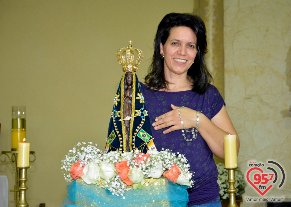 Paróquia Bom Jesus recebe imagem peregrina de Nossa Senhora Aparecida