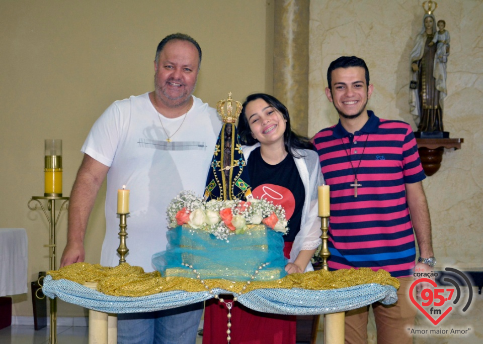 Paróquia Bom Jesus recebe imagem peregrina de Nossa Senhora Aparecida