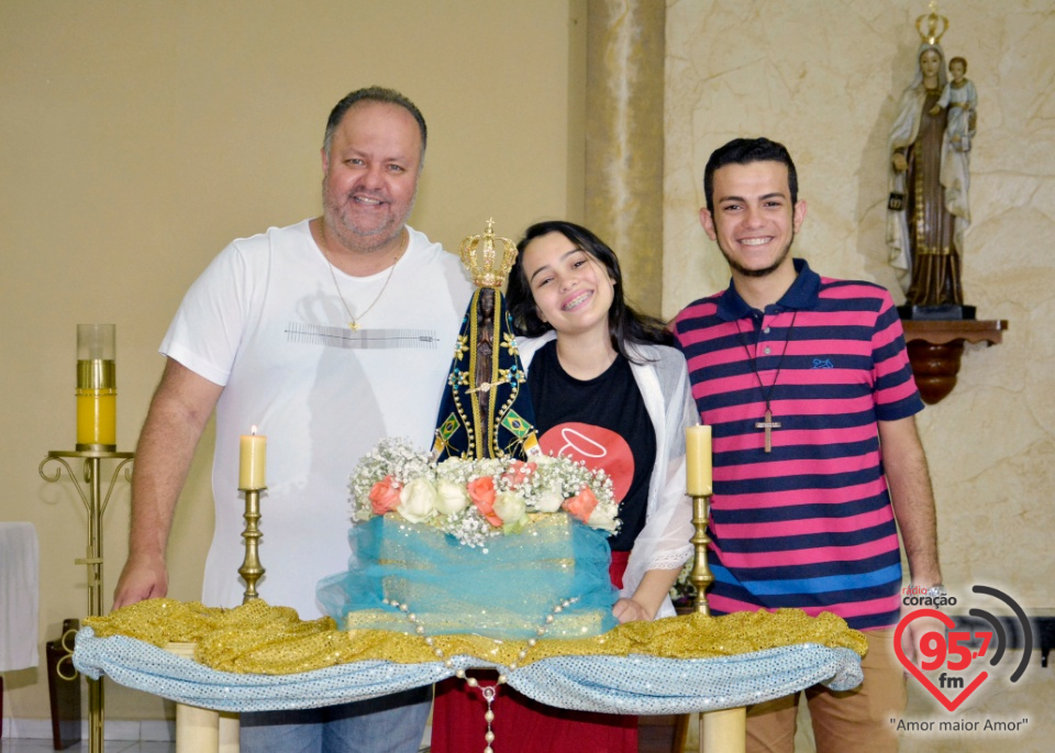 Paróquia Bom Jesus recebe imagem peregrina de Nossa Senhora Aparecida