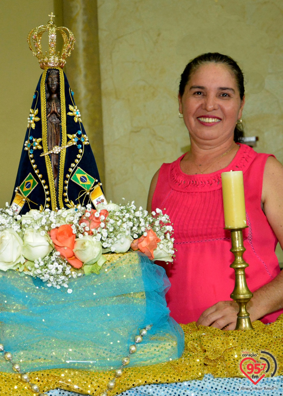 Paróquia Bom Jesus recebe imagem peregrina de Nossa Senhora Aparecida