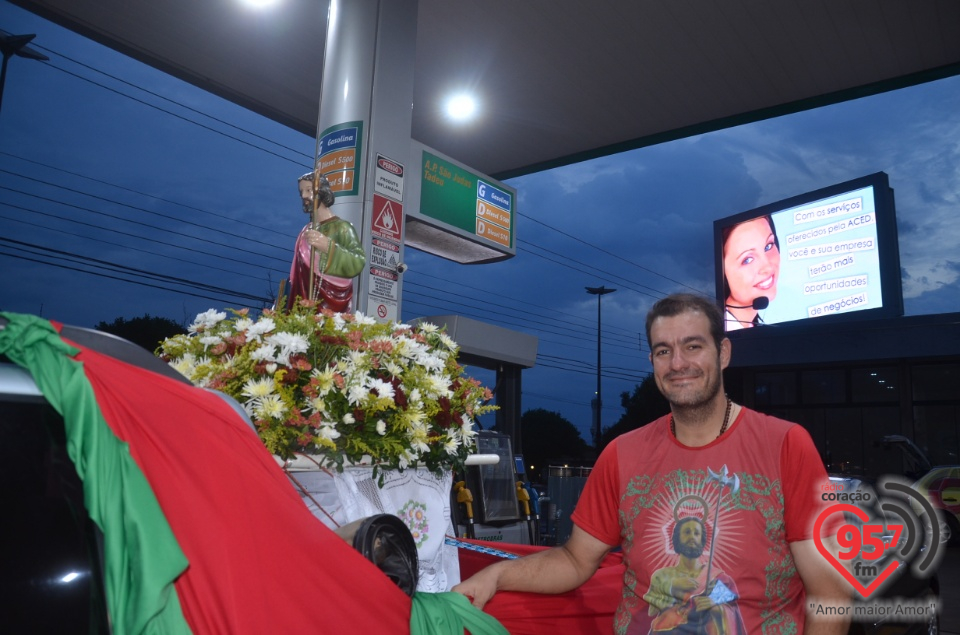 Carreata abre novena na Comunidade São Judas Tadeu