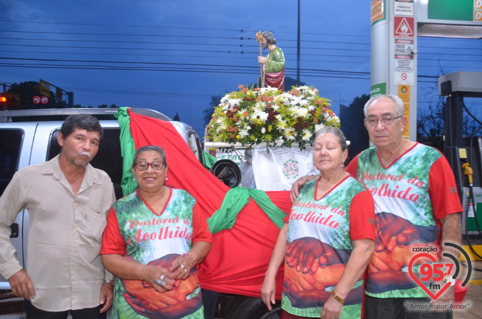 Carreata abre novena na Comunidade São Judas Tadeu