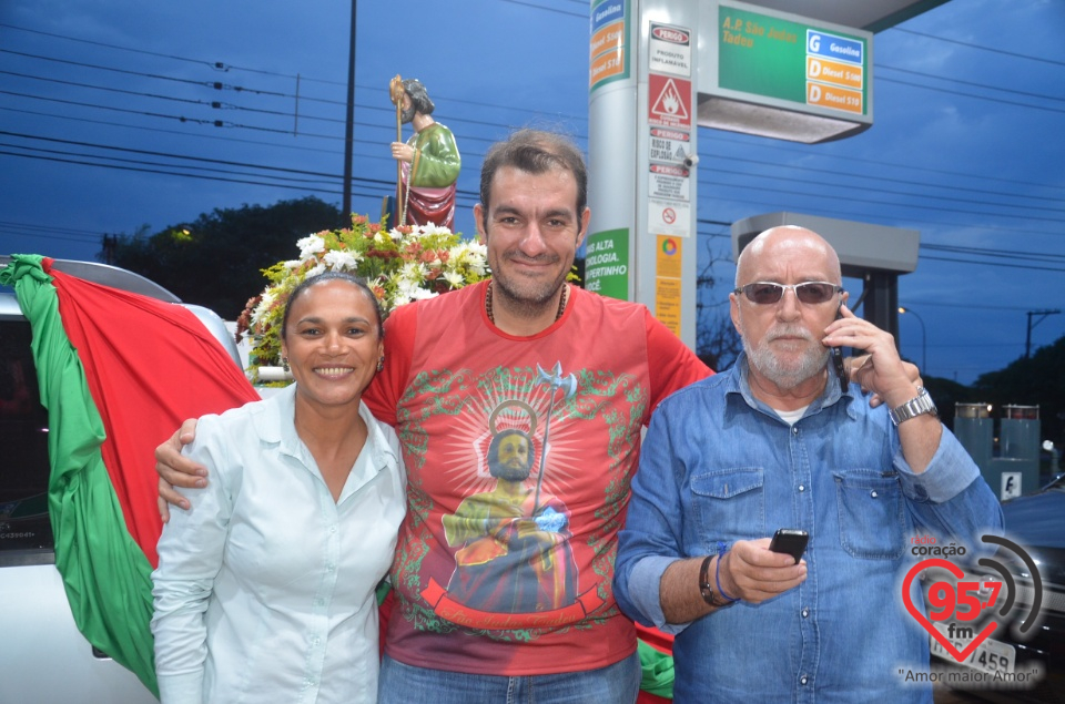 Carreata abre novena na Comunidade São Judas Tadeu