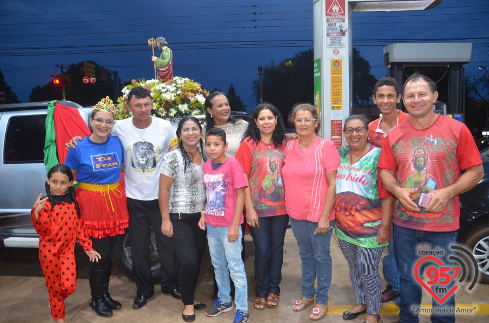 Carreata abre novena na Comunidade São Judas Tadeu