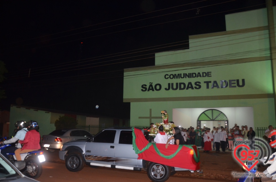 Carreata abre novena na Comunidade São Judas Tadeu