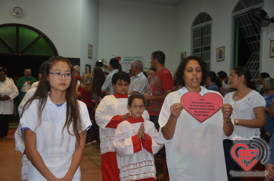 Carreata abre novena na Comunidade São Judas Tadeu