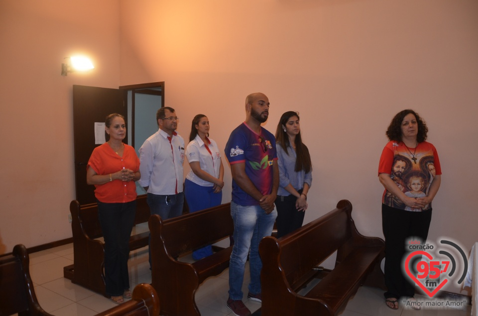 Missa na capela Santa Clara