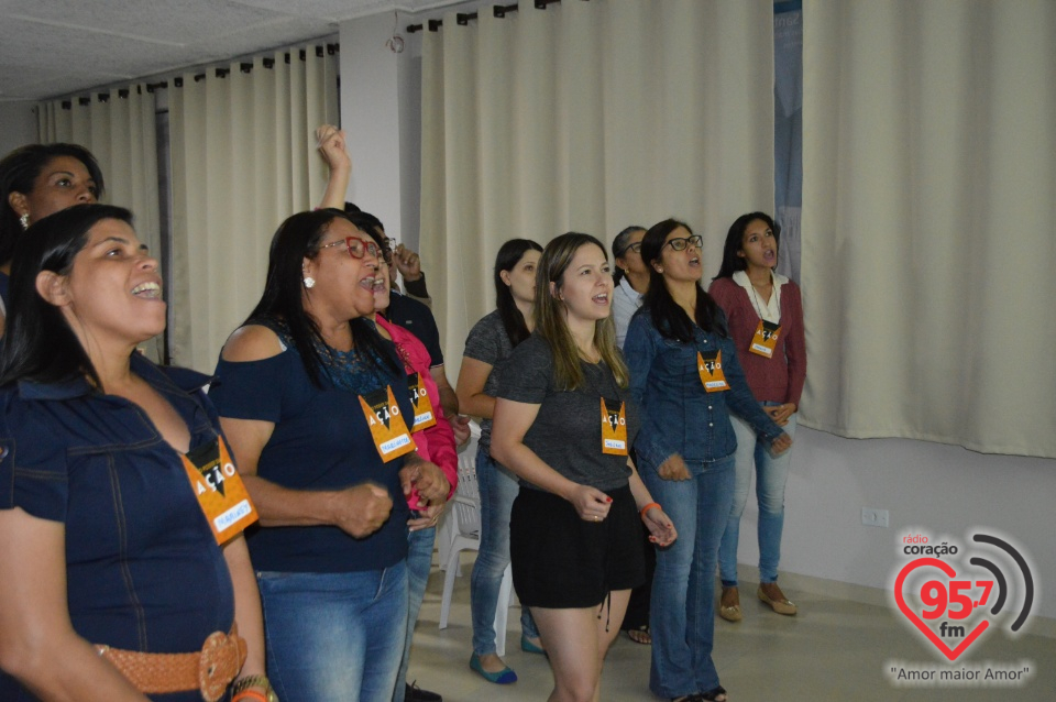 Integrantes da Rádio Coração participam do curso 'Poder da Ação' em Dourados