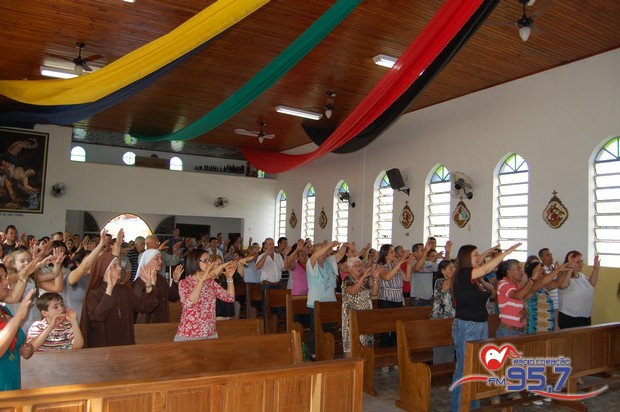 Missa em ação de graças pela Romaria do Sagrado Coração