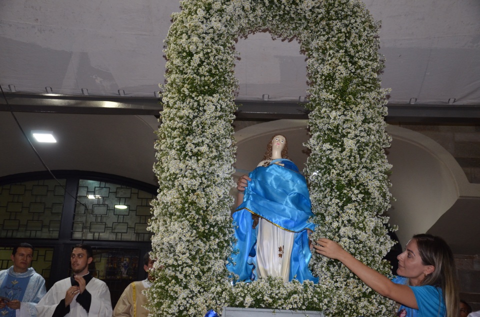 Fotos da celebração da Imaculada Conceição em Dourados