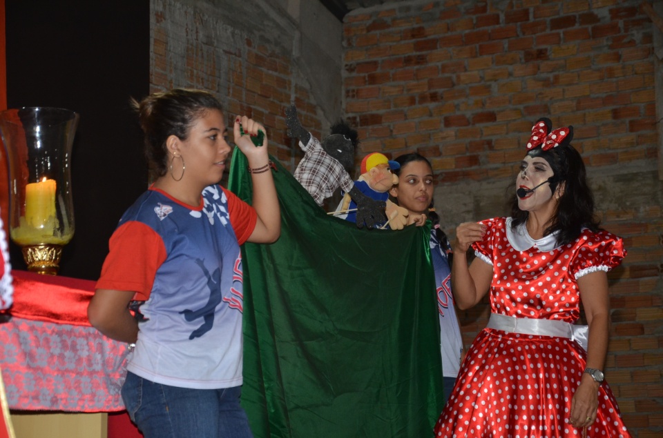 Missa de encerramento do acampamento Pré-Mirim no santuário Pe.Pio