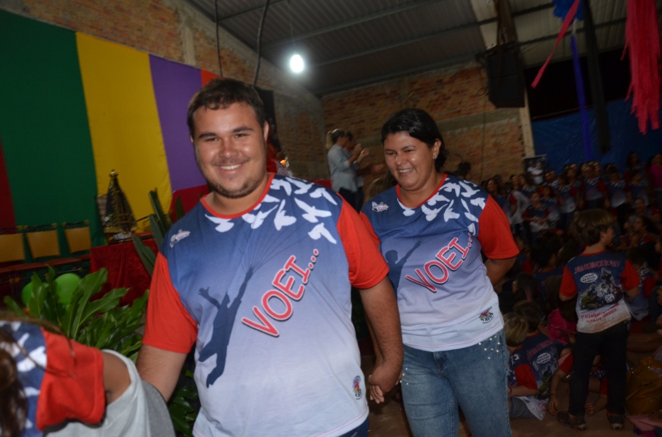 Missa de encerramento do acampamento Pré-Mirim no santuário Pe.Pio