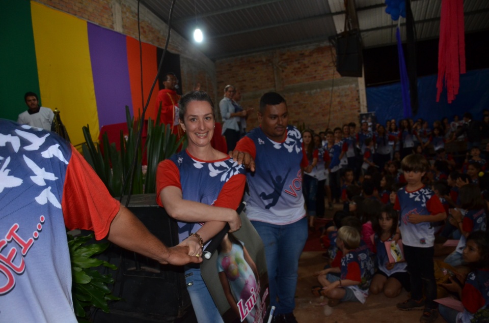 Missa de encerramento do acampamento Pré-Mirim no santuário Pe.Pio