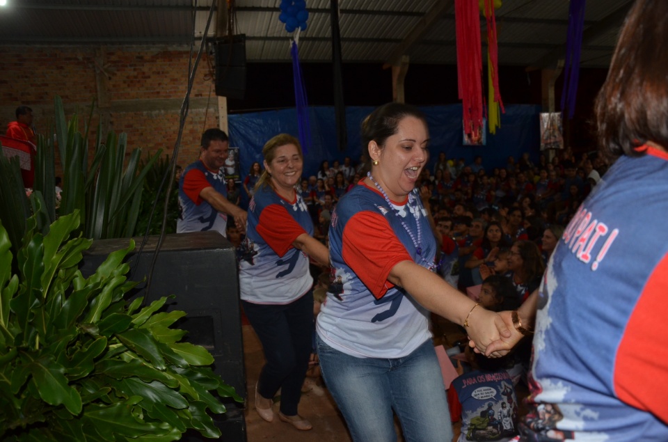 Missa de encerramento do acampamento Pré-Mirim no santuário Pe.Pio