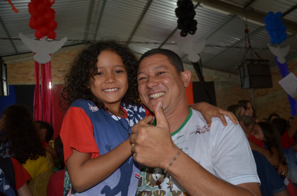Missa de encerramento do acampamento Pré-Mirim no santuário Pe.Pio