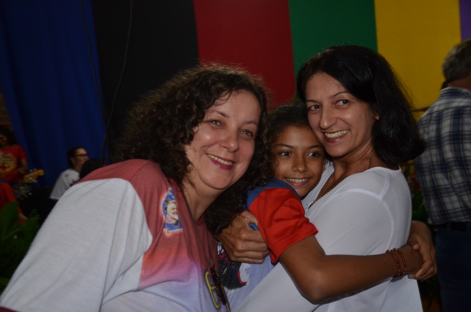 Missa de encerramento do acampamento Pré-Mirim no santuário Pe.Pio