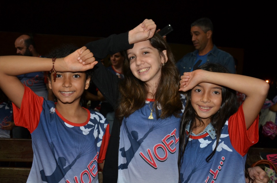 Missa de encerramento do acampamento Pré-Mirim no santuário Pe.Pio