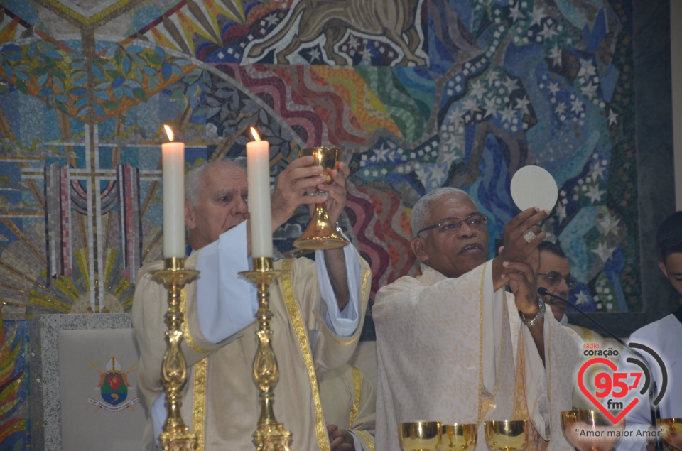 Celebração do 'Lava Pés' na Catedral de Dourados
