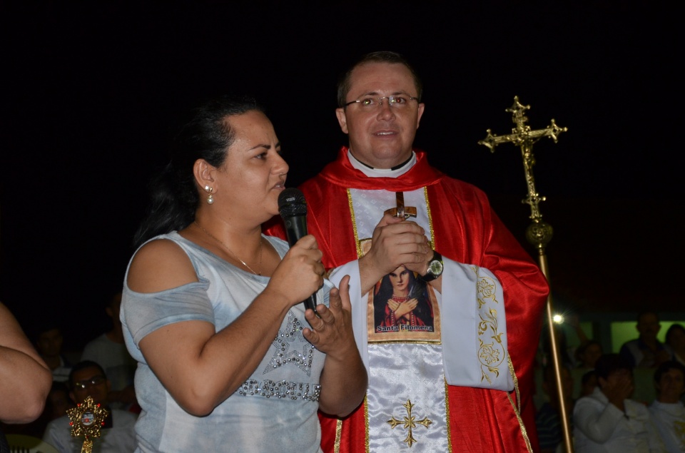 Fotos da missa de Santa Filomena em Douradina / MS