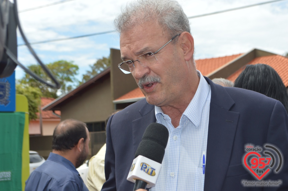Governador esteve hoje em Itaporã,Douradina e Montese para entrega de obras
