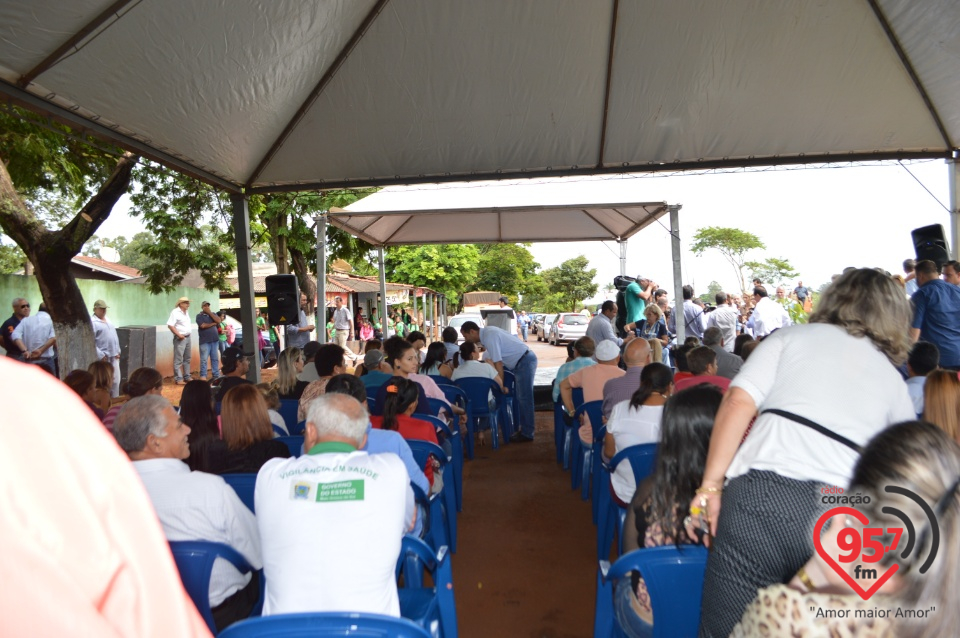 Governador esteve hoje em Itaporã,Douradina e Montese para entrega de obras