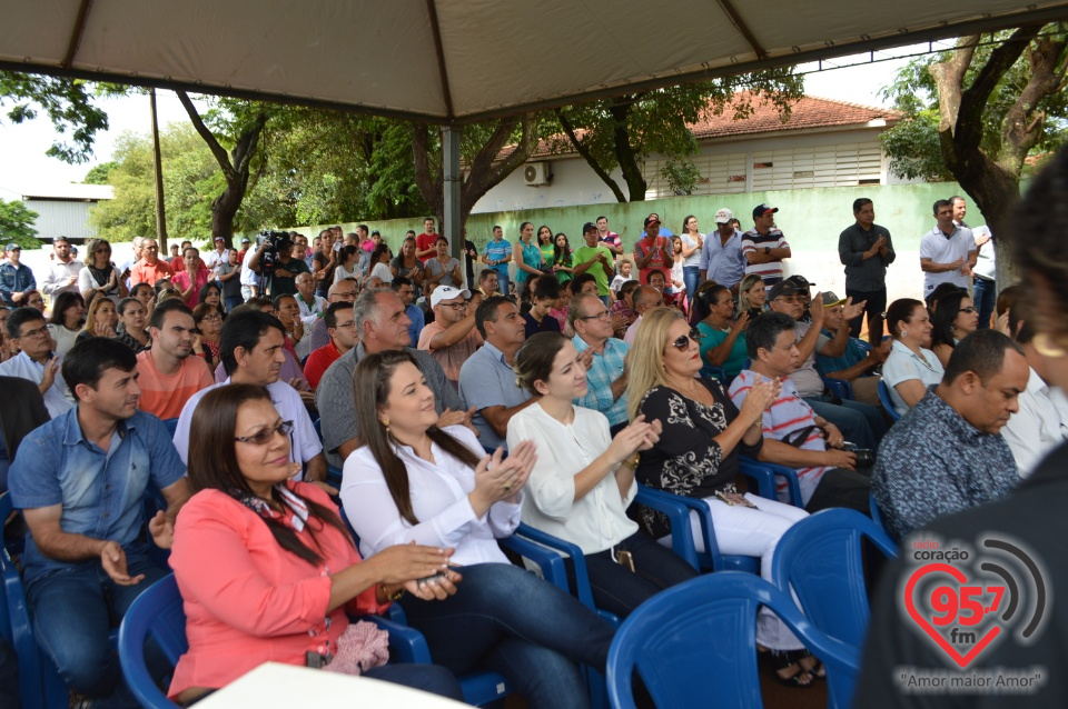 Governador esteve hoje em Itaporã,Douradina e Montese para entrega de obras