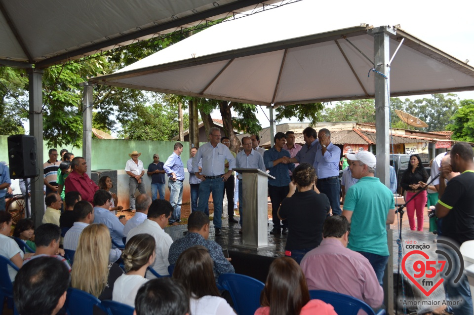 Governador esteve hoje em Itaporã,Douradina e Montese para entrega de obras