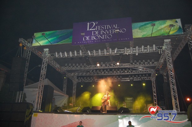 12° Festival de Inverno de Bonito: AliceA dá testemunho da apresentação