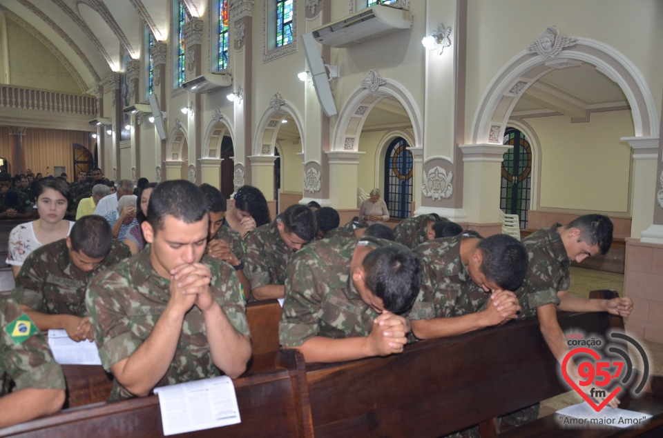 Páscoa Militar - Missa na Catedral de Dourados