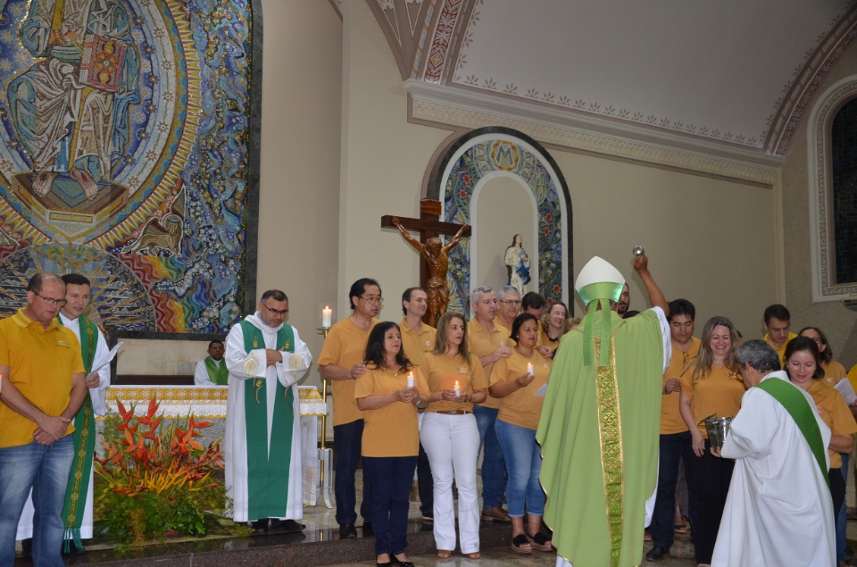 Missa de posse dos novos CRE das Equipes de Nossa Senhora - Setores A e C