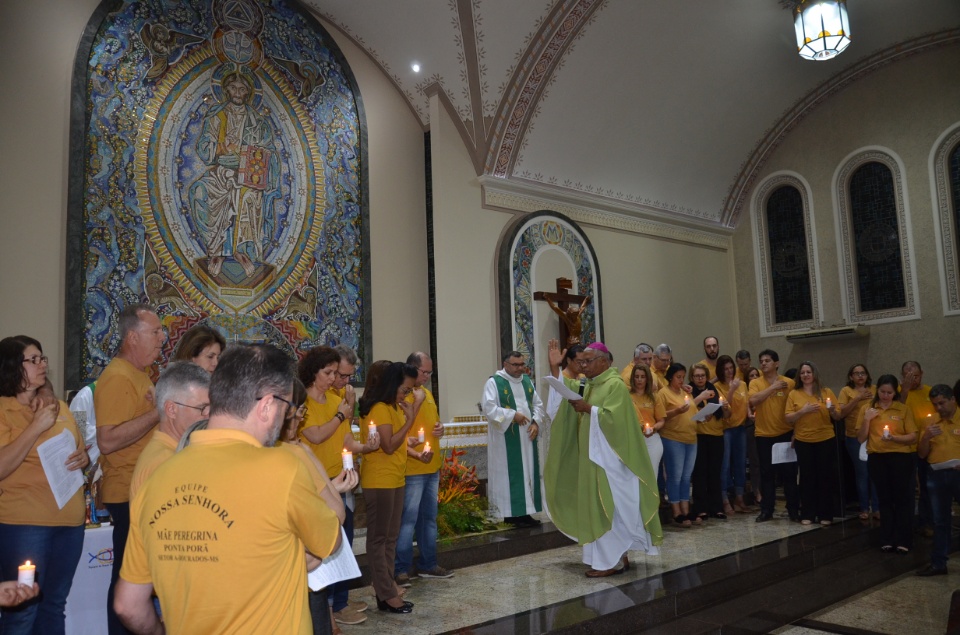 Missa de posse dos novos CRE das Equipes de Nossa Senhora - Setores A e C