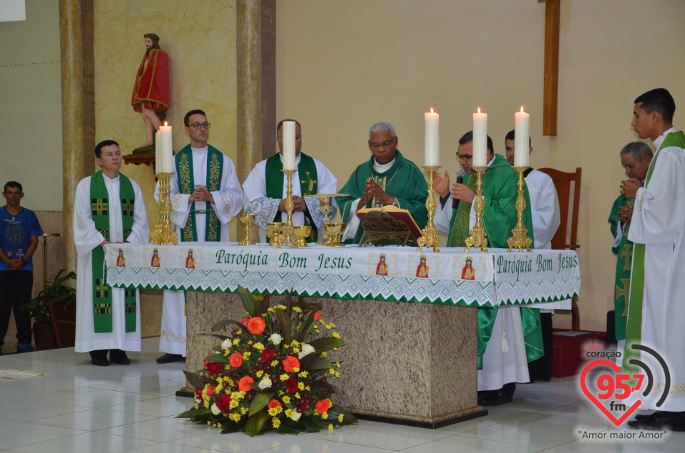 Missa de posse do Pe. Leão Pedro como novo pároco da paróquia Bom Jesus