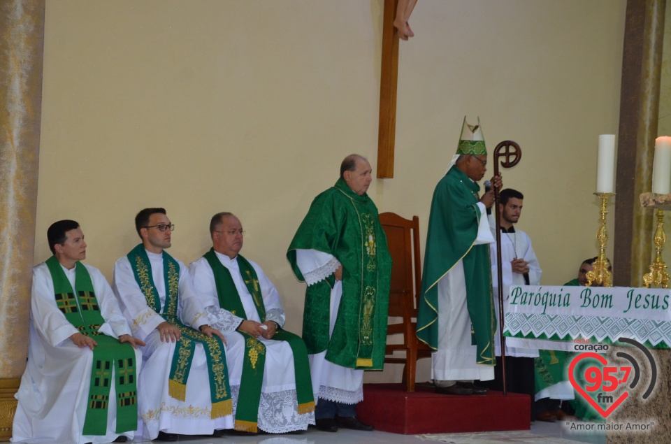 Missa de posse do Pe. Leão Pedro como novo pároco da paróquia Bom Jesus