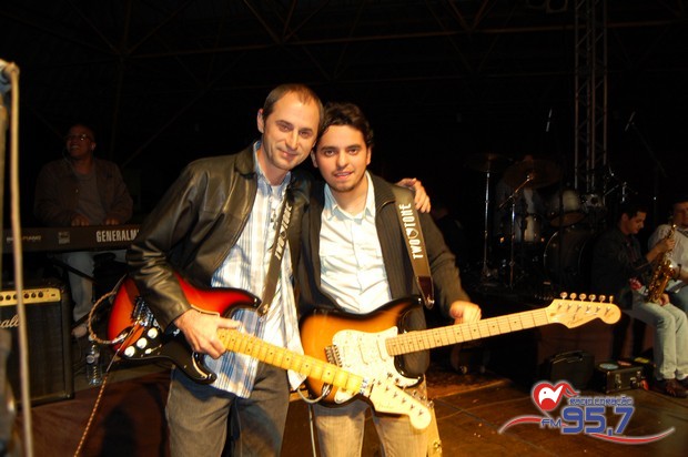 Show do cantor Dunga atrai jovens de toda Diocese
