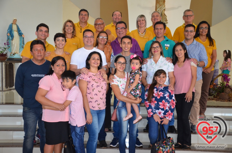 Missa Mensal das ENS tem presença de casais do Paraguai