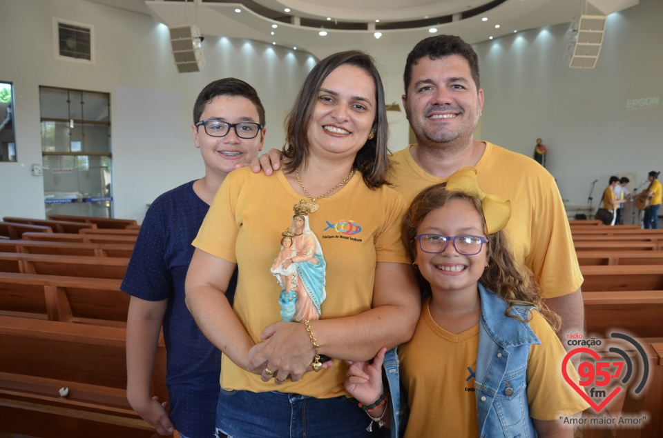 Missa Mensal das ENS tem presença de casais do Paraguai