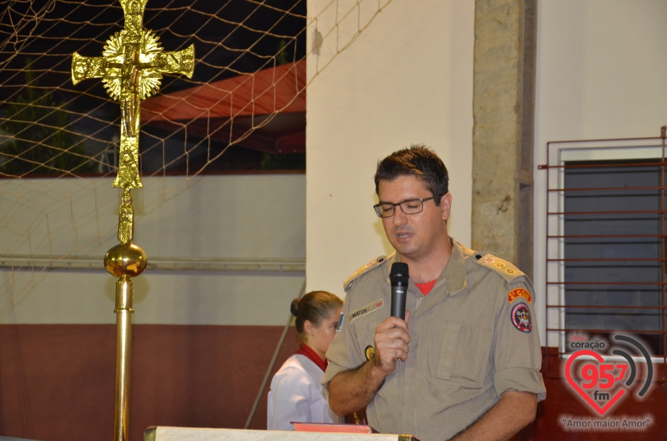 Dom Henrique preside 1ª missa no quartel dos bombeiros de Dourados