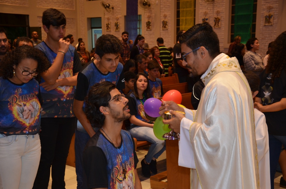 FOTOS: Missa de encerramento do 1º acampamento Renovar - Paróquia Santo André