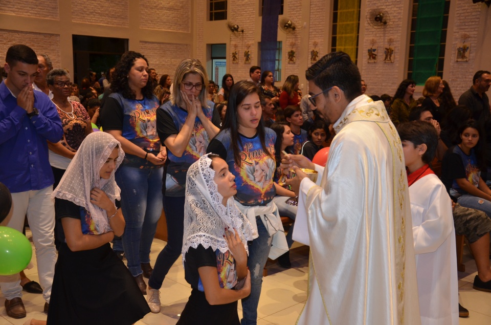 FOTOS: Missa de encerramento do 1º acampamento Renovar - Paróquia Santo André