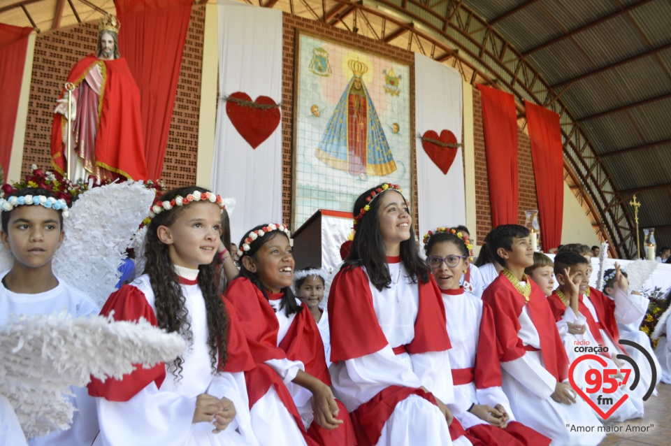 20ª Romaria do Sagrado Coração atrai grande número de fiéis no santuário Diocesano