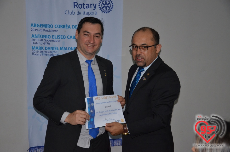 Posse do Conselho do Rotary Club de Itaporã e Casa da Amizade para o ano 2019/2020