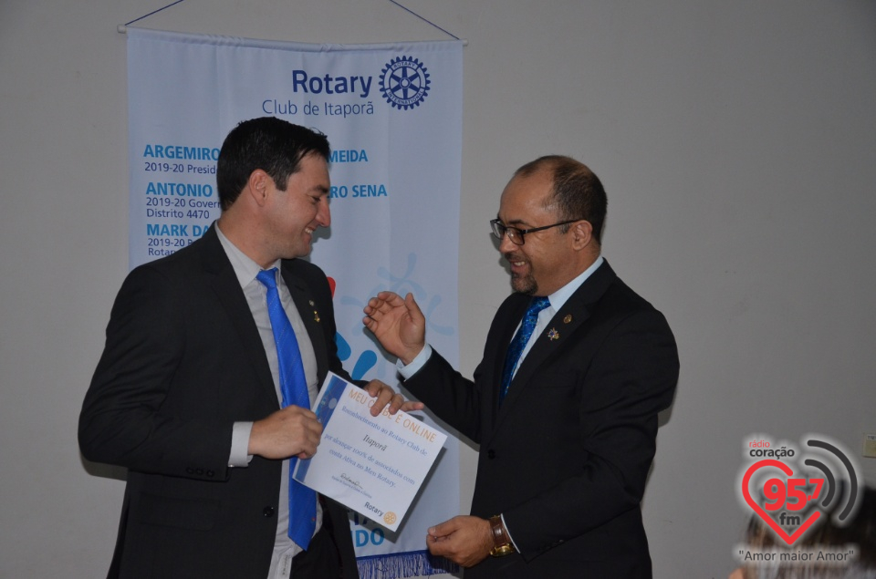 Posse do Conselho do Rotary Club de Itaporã e Casa da Amizade para o ano 2019/2020