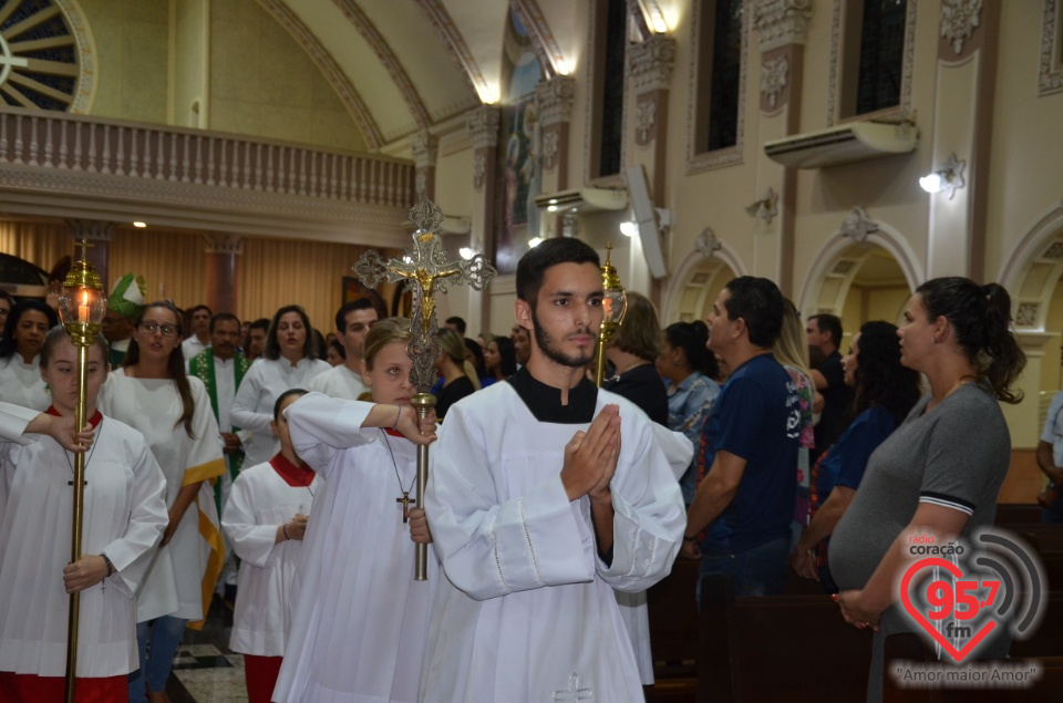 Missa do nascituro e bênção para as mulheres grávidas na Catedral