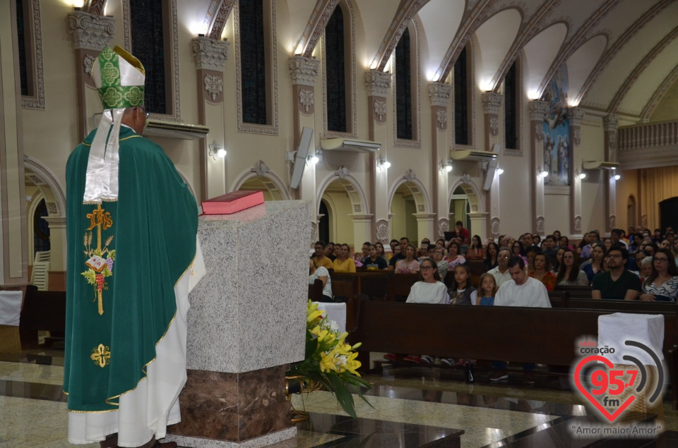 Missa do nascituro e bênção para as mulheres grávidas na Catedral