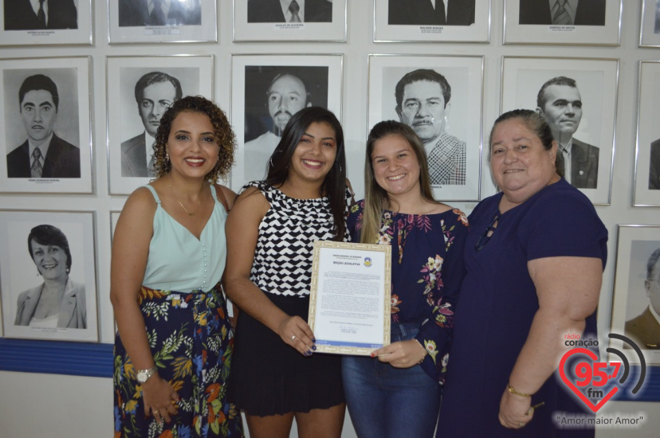 Alunos da Escola Vilmar recebem moção pela premiação na Fecigran/2019