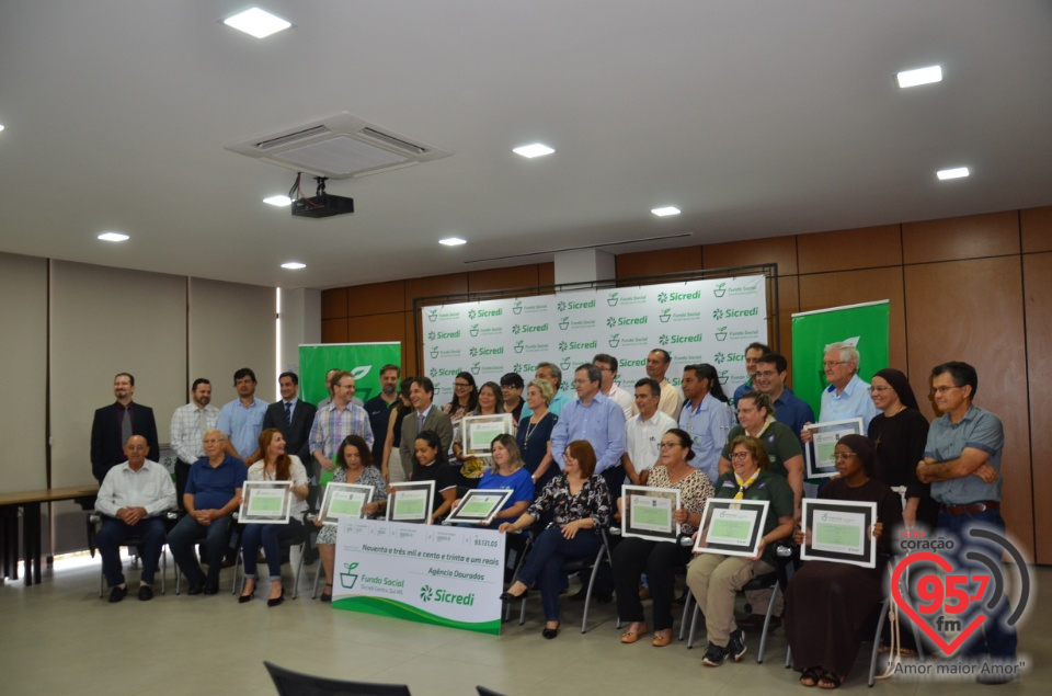 Sicredi Centro-Sul MS realiza entrega dos recursos do Fundo Social em Dourados/MS